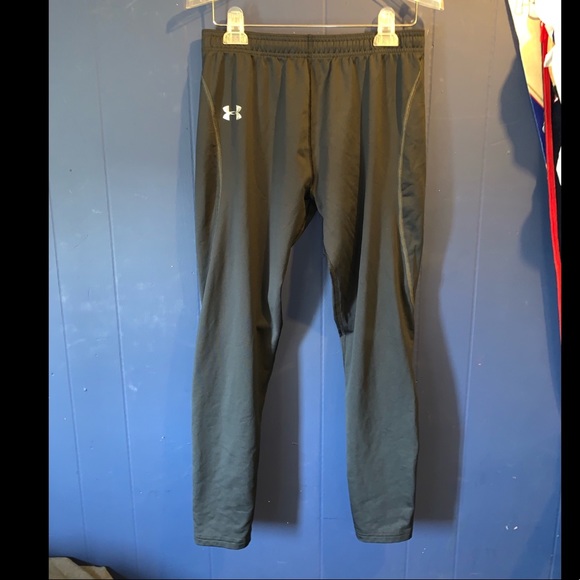 Black Under Armour cold gear athletic pants - Picture 1 of 3